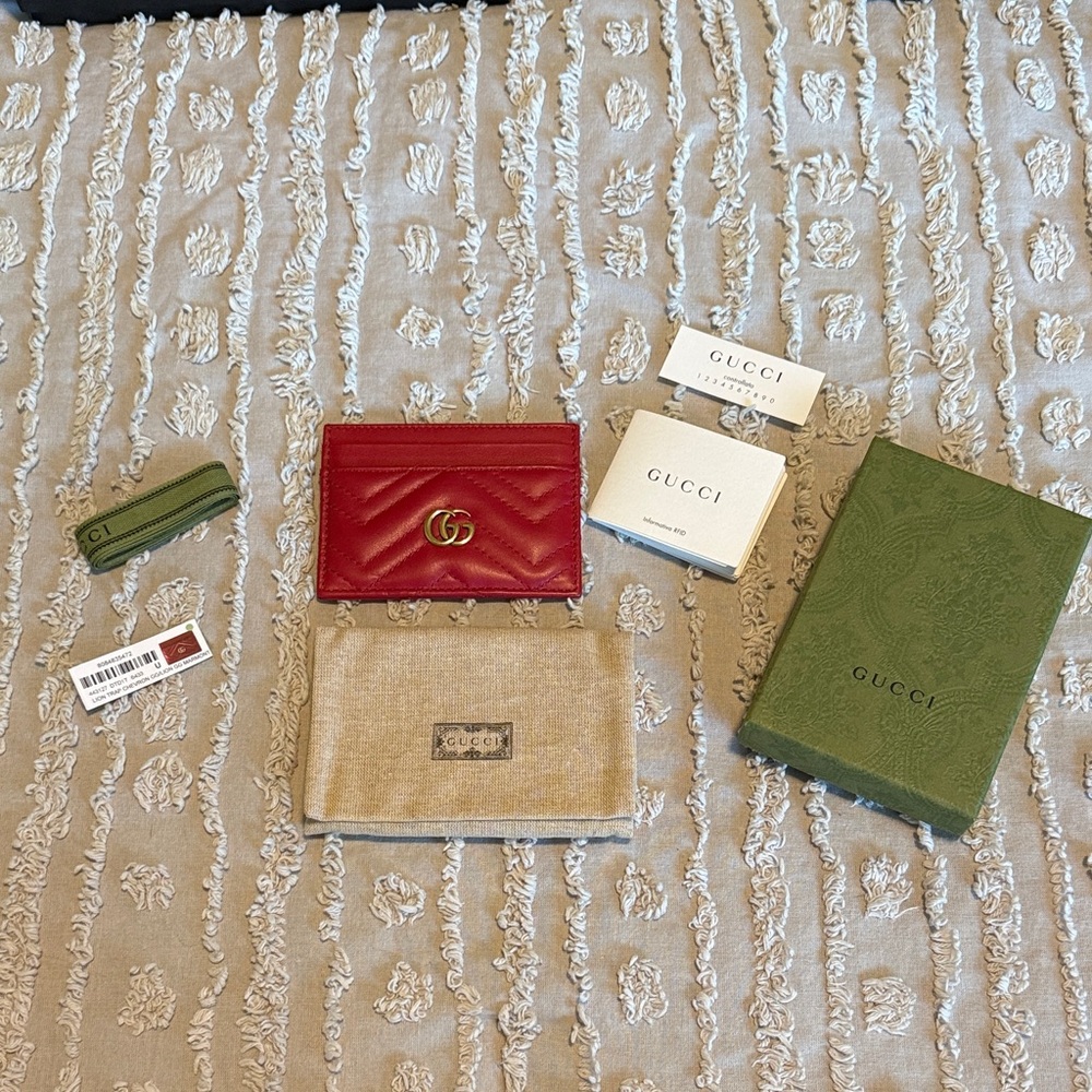 Gucci Marmont GG Card Case - BRAND NEW